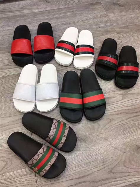 white fake gucci slides vs real gucci slides|how to authenticate gucci slides.